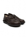 Trippen Thrill scarpe basse marroni con stringhe laterali acquista online THRILL ESPRESSO-SAT KA MOR