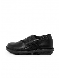 Trippen Thrill flat shoes in black leather with side strings buy online