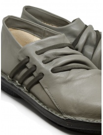 Trippen Thrill scarpe basse in pelle grigia con stringhe laterali calzature donna acquista online