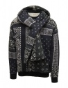 Kapital Kesa bandana pattern black hoodie buy online K2303LC024 BLK