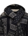 Kapital Kesa felpa fantasia bandana con cappuccio K2303LC024 BLK prezzo