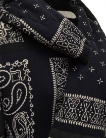 Kapital Kesa bandana pattern black hoodie mens jackets buy online
