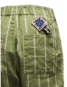 Kapital Easy Beach Go green striped cropped pants EK1390 KHA price