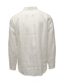 Kapital camicia in lino bianca manica lunga