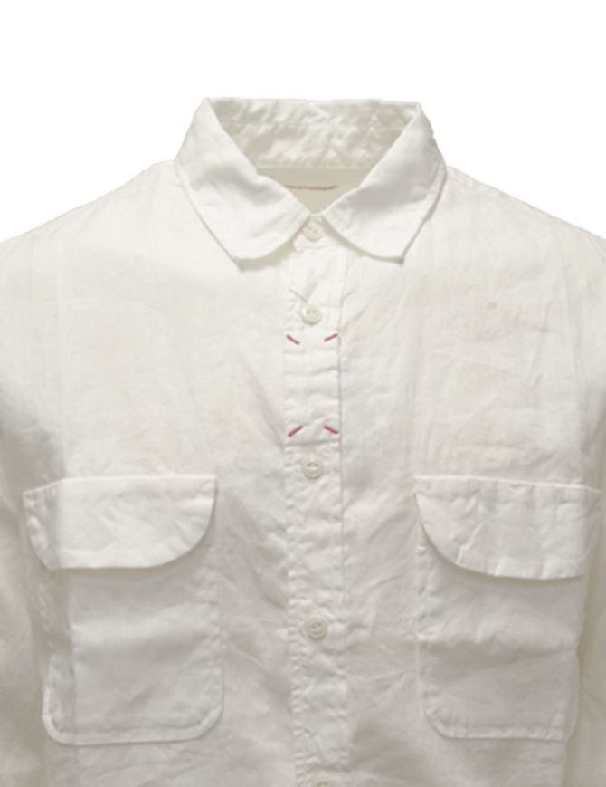 100% Linen Shirt Long Sleeve White
