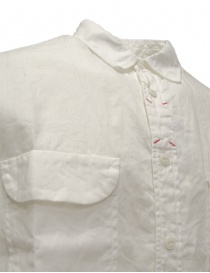 Kapital camicia in lino bianca manica lunga camicie uomo acquista online