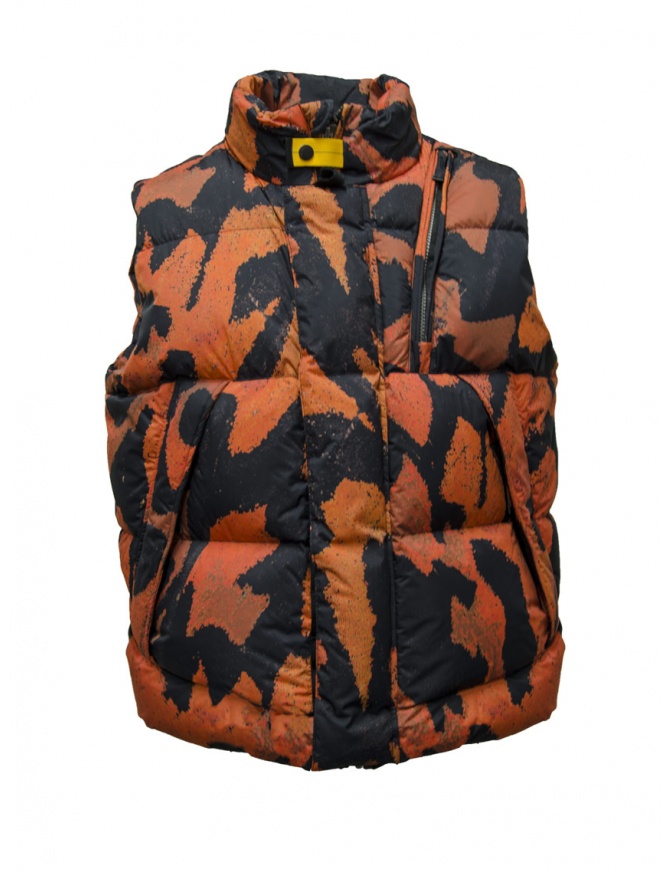 Parajumpers Wilbur PR gilet imbottito rosso e nero stampa butterfly PMPUOK01 WILBUR PR RIO RED B. gilet uomo online shopping