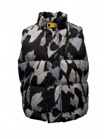 Parajumpers Wilbur PR avio blue butterfly print padded vest PMPUOK01 WILBUR PR D.AVIO B.