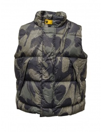 Parajumpers Wilbur PR gilet imbottito stampa farfalla verde PMPUOK01 WILBUR PR GREEN GAB.B order online