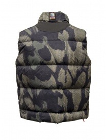 Parajumpers Wilbur PR green butterfly print padded vest