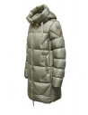 Parajumpers Janet satin sage green long down jacket shop online womens jackets