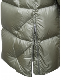 Parajumpers Janet satin sage green long down jacket buy online price