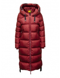 Parajumpers Panda extra long red down jacket PWPUEL31 PANDA RIO RED