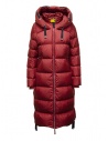 Parajumpers Panda extra long red down jacket buy online PWPUEL31 PANDA RIO RED