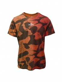 Mens t shirts online: Parajumpers Outback red-orange butterfly print t-shirt