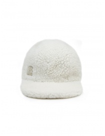 Parajumpers Riding Hat cappellino in pelo di pecora bianco PAACHA55 RIDING PURITY