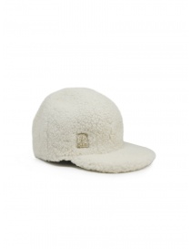 Parajumpers Riding Hat cappellino in pelo di pecora bianco