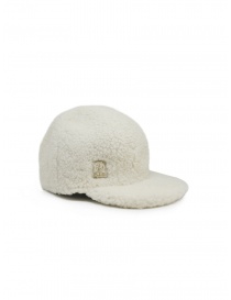 Parajumpers Riding Hat in white sheep fur