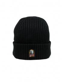 Cappelli online: Parajumpers Rib berretto a costine in lana merino nero