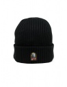 Parajumpers Rib beanie in black merino wool buy online PAACHA02 RIB BLACK