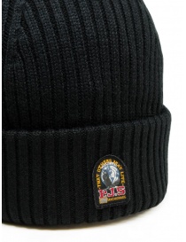 Parajumpers Rib beanie in black merino wool price