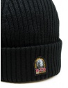 Parajumpers Rib beanie in black merino wool PAACHA02 RIB BLACK price