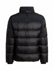 Parajumpers Gover black down jacket with elasticated inserts price