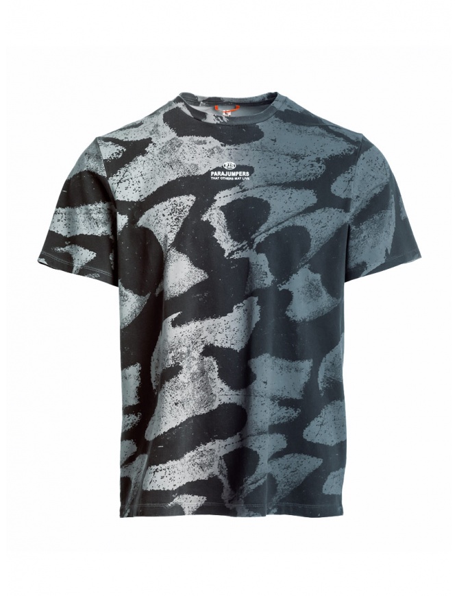 Parajumpers Outback avio blue butterfly print tee PMTSOF04 OUTBACK TEE D.AVIO B.