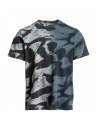 Parajumpers Outback avio blue butterfly print tee buy online PMTSOF04 OUTBACK TEE D.AVIO B.