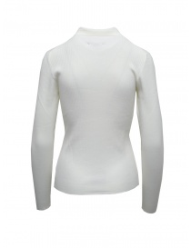 Parajumpers Caris white long sleeve ribbed polo shirt buy online