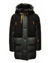 Parajumpers Braylen green and black multipocket down jacket buy online PMJKFO03 BRAYLEN BLK-GREEN GAB