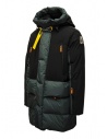 Parajumpers Braylen green and black multipocket down jacket shop online mens jackets