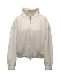 Parajumpers Minori white sweatshirt with zip PWFLCW32 MINORI OFF-WHITE order online