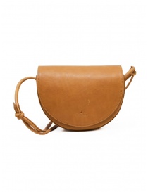 Bags online: Il Bisonte saddle crossbody bag in leather color natural