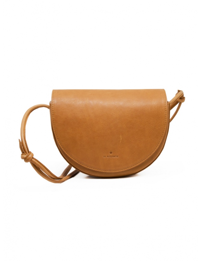 Il Bisonte saddle crossbody bag in leather color natural BCR343 NA296B NATURALE bags online shopping