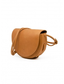 Il Bisonte saddle crossbody bag in leather color natural