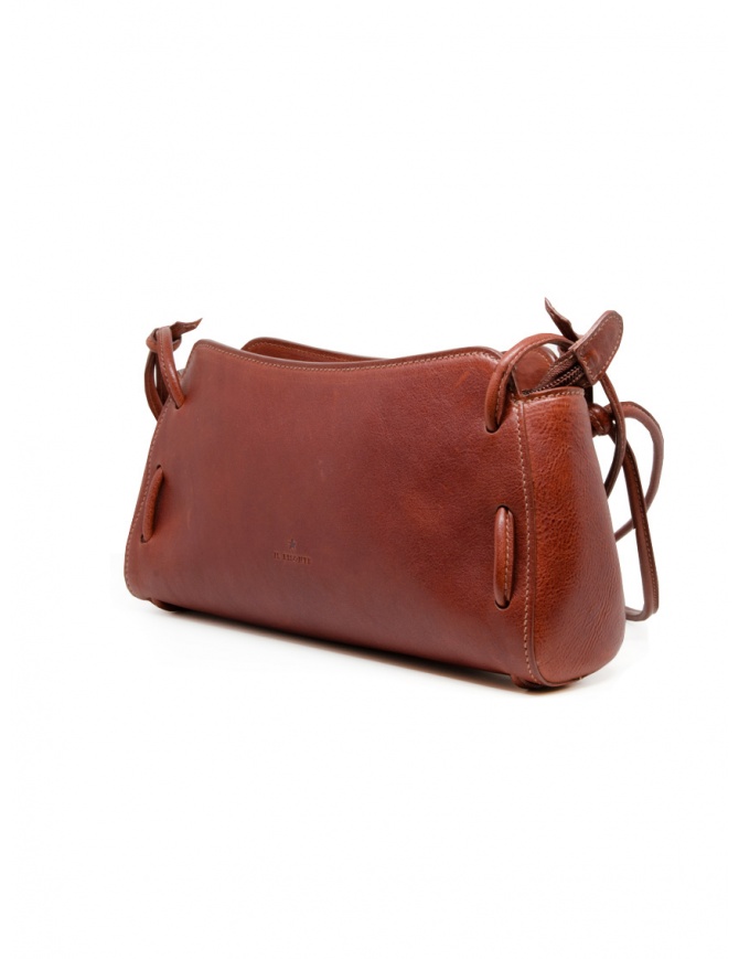 Il Bisonte borsetta a spalla in vacchetta vintage seppia BSH184 BW529B SEPPIA borse online shopping