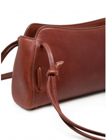 Frame  Travel bag in vintage leather color sepia – Il Bisonte