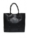 Il Bisonte black leather tote bag with knotted handles buy online BTO142 BK296B NERO