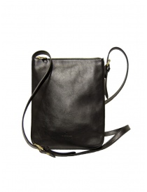 Il Bisonte piccola borsa rettangolare in pelle nera BCR344 BK159B NERO order online