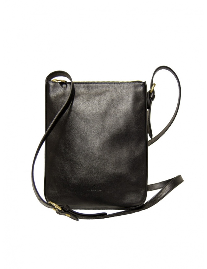 Il Bisonte small rectangular bag in black leather BCR344 BK159B NERO Il Bisonte small rectangular bag in black leather BCR344 BK159B NERO bags online shopping