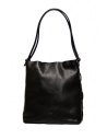 Il Bisonte shoulder bag in black vintage leather buy online BSH182 BK296B NERO