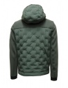 Parajumpers Benjy green down jacket with piquet sleeves shop online mens jackets