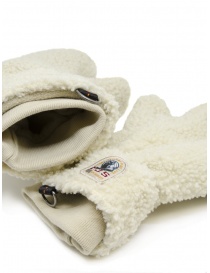 Parajumpers Power Mittens guanti peluche bianchi