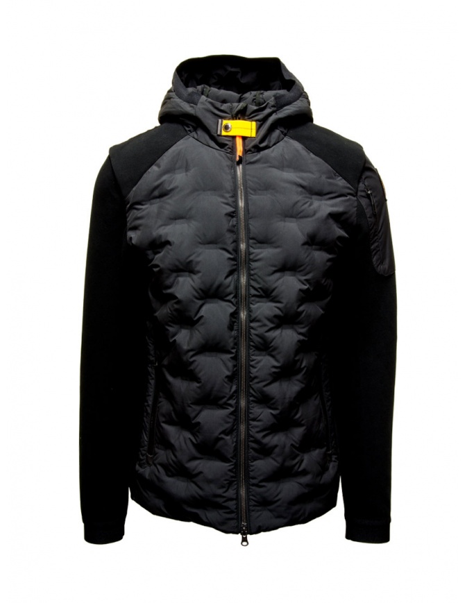 Parajumpers Benjy piumino nero con maniche in piquet PMHYJP03 BENJY BLACK giubbini uomo online shopping