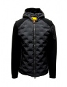 Parajumpers Benjy black down jacket with piqué sleeves buy online PMHYJP03 BENJY BLACK