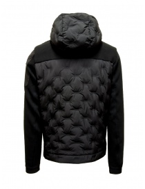 Parajumpers Benjy black down jacket with piqué sleeves buy online