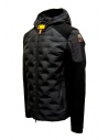 Parajumpers Benjy black down jacket with piqué sleeves PMHYJP03 BENJY BLACK price