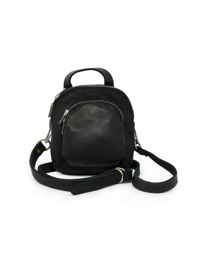 Guidi DBP05MINI tiny shoulder backpack in black horse leather DBP05MINI SOFT HORSE FG BLKT bags online shopping