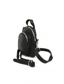 Guidi DBP05MINI zainetto a tracolla in pelle di cavallo nera acquista online